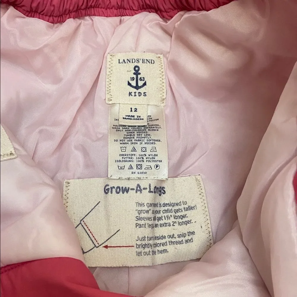 Lands' End Grow-A-Longs Kids’ Snow Ski Pants